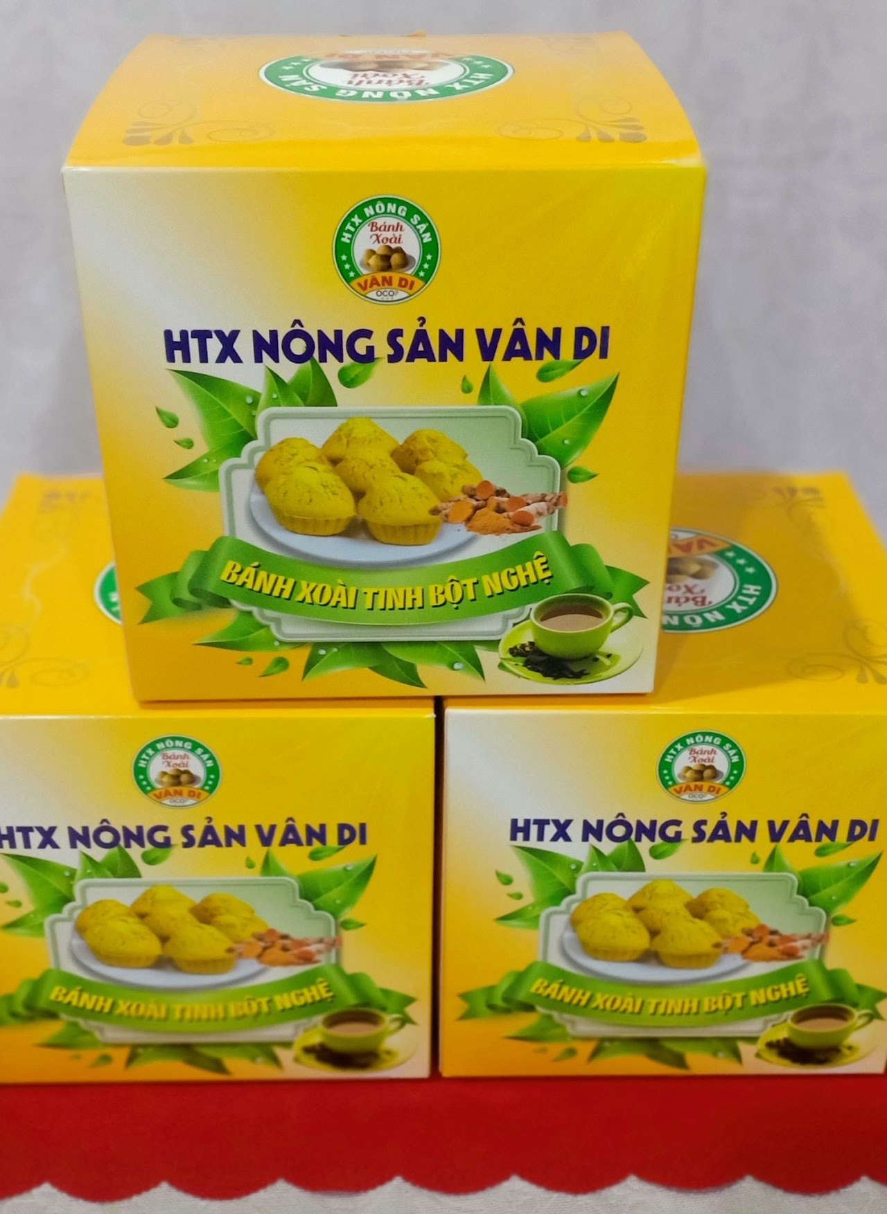 Bánh xoài tinh bột nghệ